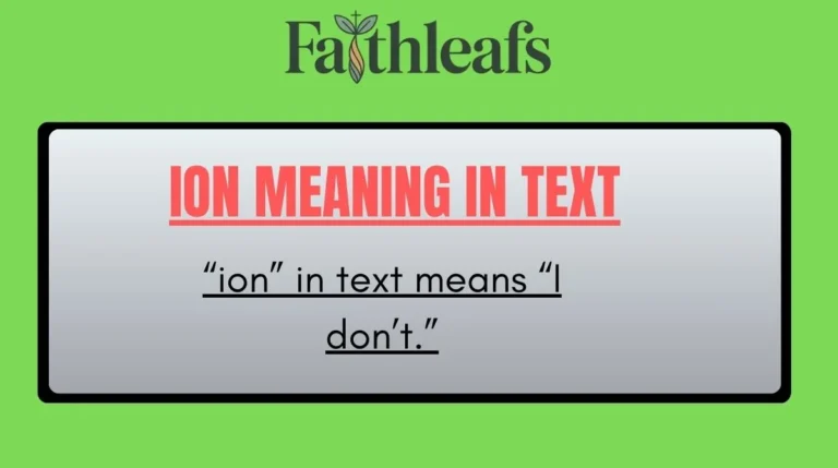 Ion Meaning in Text