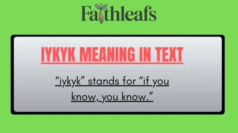 IYKYK Meaning in Text