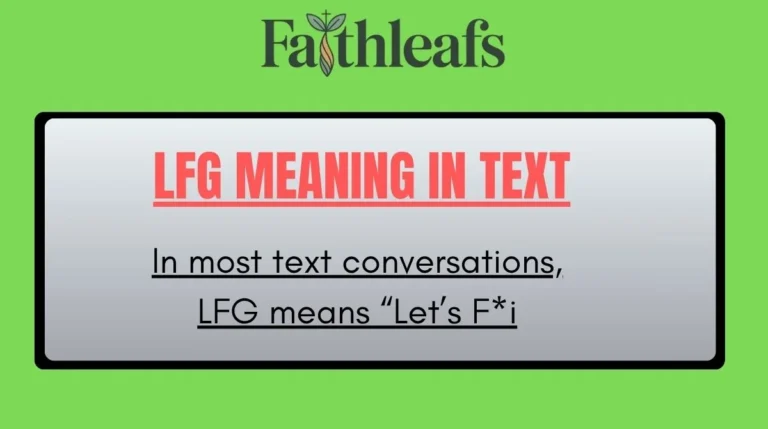 LFG Meaning in Text
