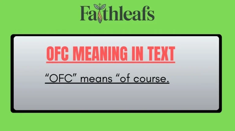 OFC Meaning in Text