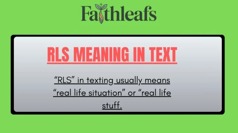 RLS Meaning in Text