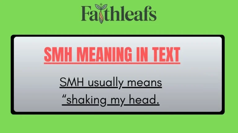 SMH Meaning in Text