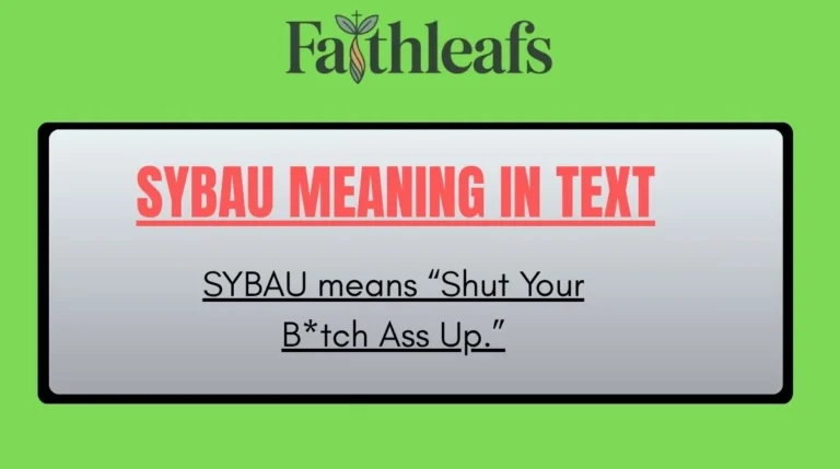 SYBAU Meaning in Text