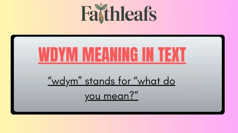 wdym meaning in text