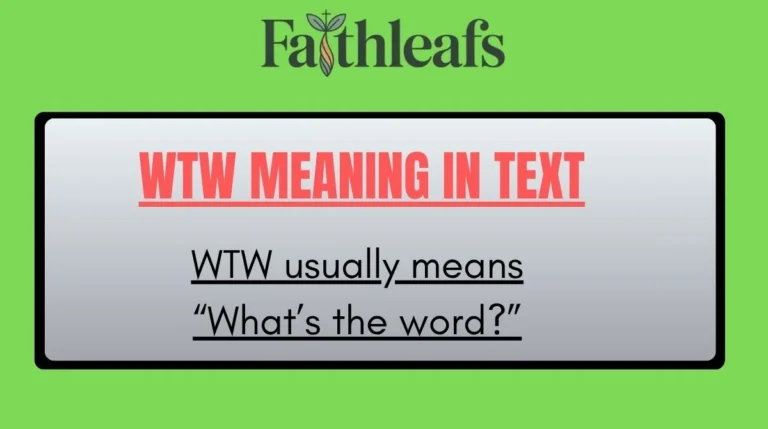WTW Meaning in Text