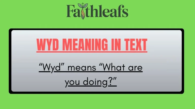Wyd Meaning in Text