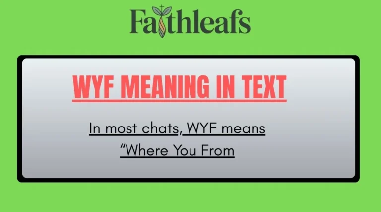 WYF Meaning in Text