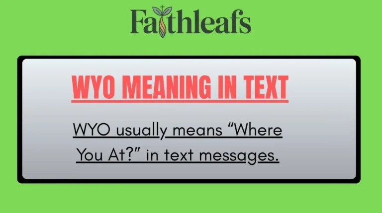 WYO Meaning in Text