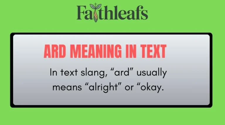 ARD Meaning in Text