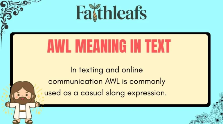 AWL Meaning in Text