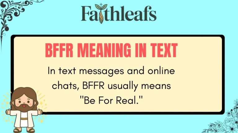 BFFR Meaning in Text