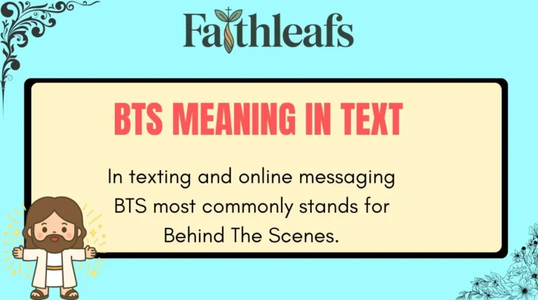 BTS Meaning in Text