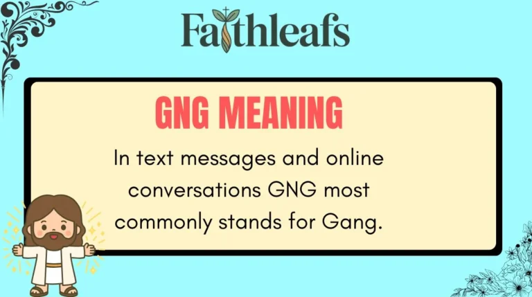 GNG Meaning
