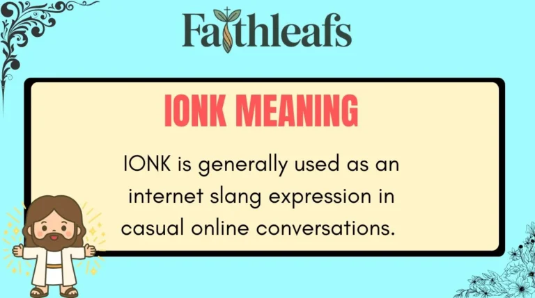 IONK Meaning