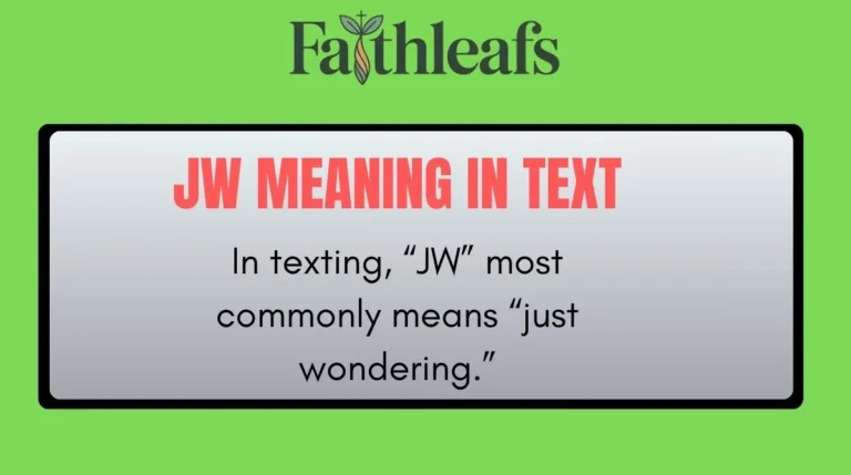 JW Meaning in Text