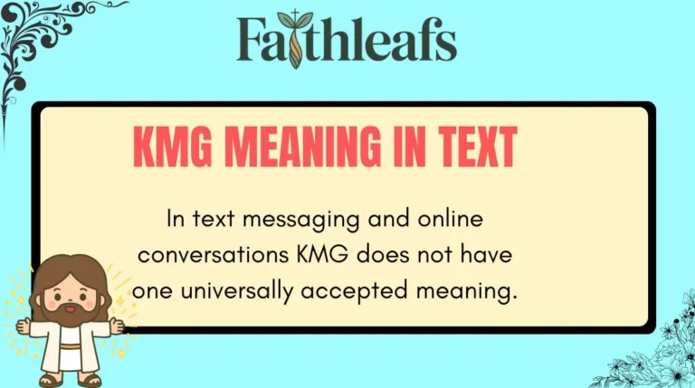 KMG Meaning in Text