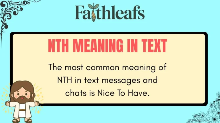 NTH Meaning in Text