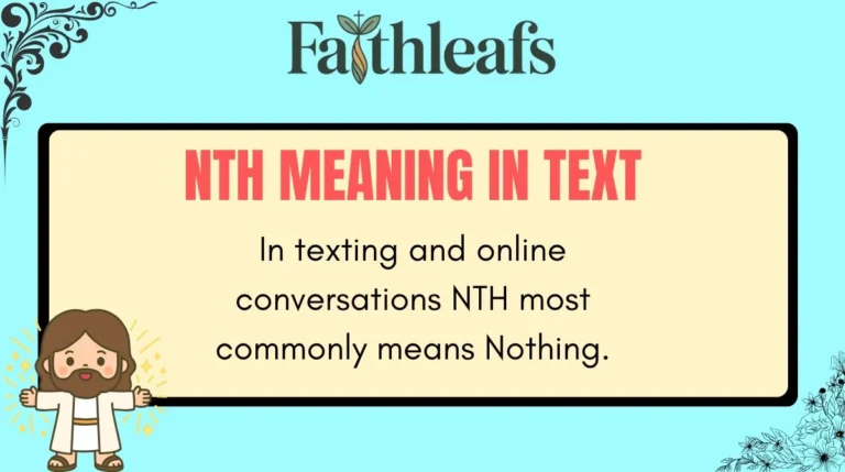 NTH Meaning in Text