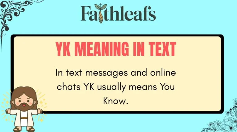 YK Meaning in Text